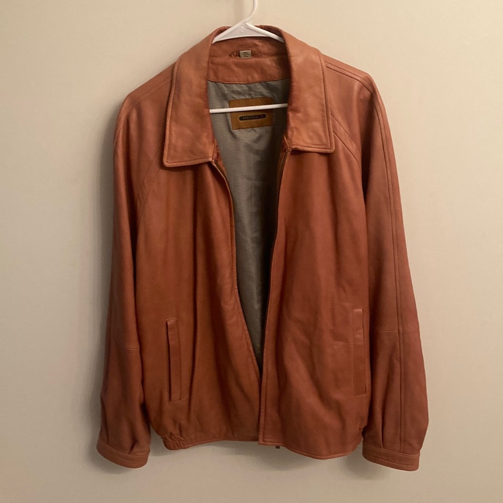 Robert Comstack Lambskin Leather Jacket. Size Xl - image 1